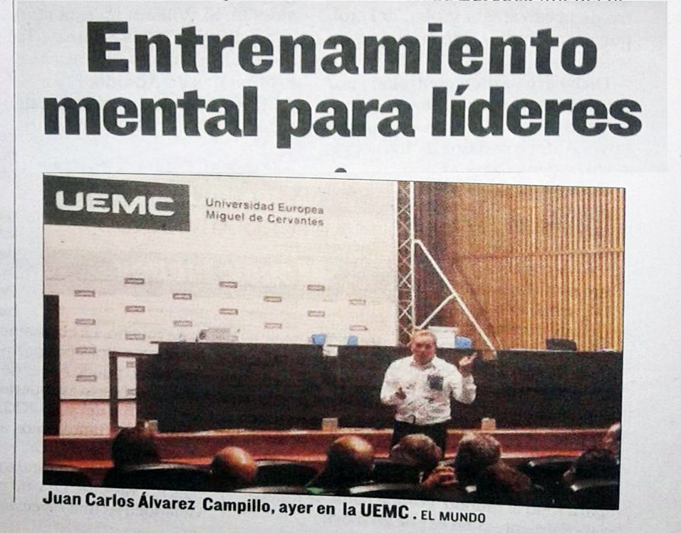 Afedecyl UEMC Entrenador Mental - Conferencia Jornadas Juan Carlos Álvarez Campillo